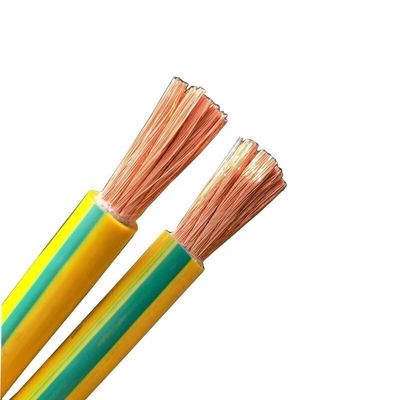 Buy Electric Wire PVC BVR 10mm 16mm High Flexible Conductor with Insulation in Yellow online manufacture