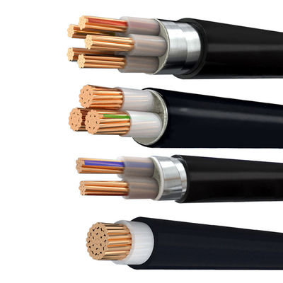 Buy 4 Core Copper Conductor PVC Insulation Cable 4*240mm for Power Transmission 450V/750V online manufacture