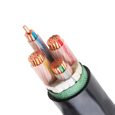 Buy Customized Length Heating 0.6/1kv XLPE Insulated PVC Sheathed Cu Conductor 4X25 1X16mm online manufacture
