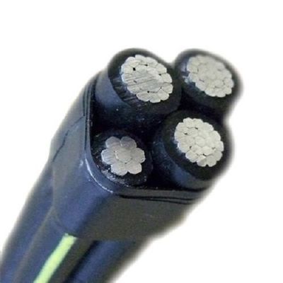 Buy Aerial Bundled XLPE Insulated Aluminum Cable 4 Core 16mm 35mm 95mm for Low Voltage online manufacture