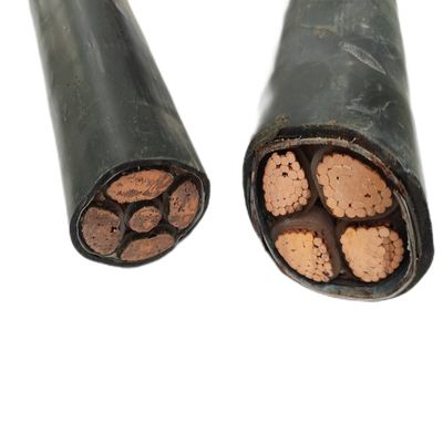 Buy PVC Jacket NYY 4x25mm2 XLPE Insulation Copper Conductor Power Cable for Low 12V Voltage online manufacture
