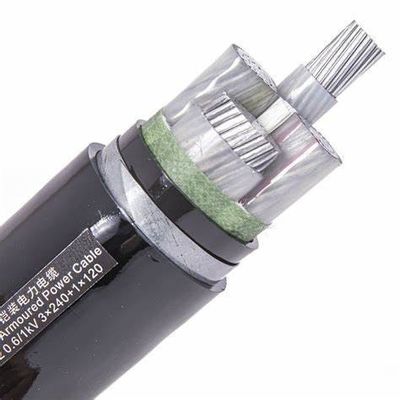 Buy IEC 60227 Standard XLPE Power Cable 4*240mm2 1kv Aluminum Conductor online manufacture