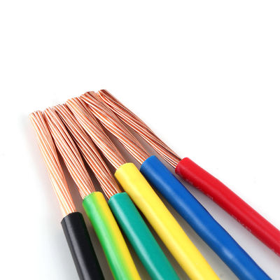 IEC 60227 4mm BV Solid Stranded Copper Wire Customized PVC Insulated Cable