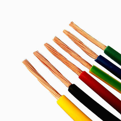 BV BVR PVC Insulated Electrical Cable Wire 4mm Solid Core Electrical Cable For Household
