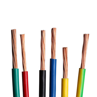 1.5mm PVC Power Cable For Home Customized Color PVC Insulation And BVR Housing