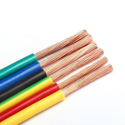 1.5mm 2.5mm 4mm 6mm PVC Insulation Copper Electricity Electrical Cable for Building