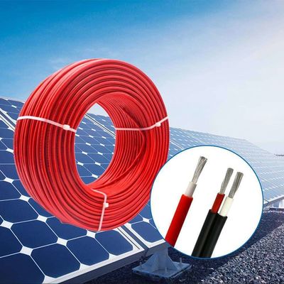 IEC Standard 4mm2 2 Core Solar Cable High Temperature Resistant Copper Conductor