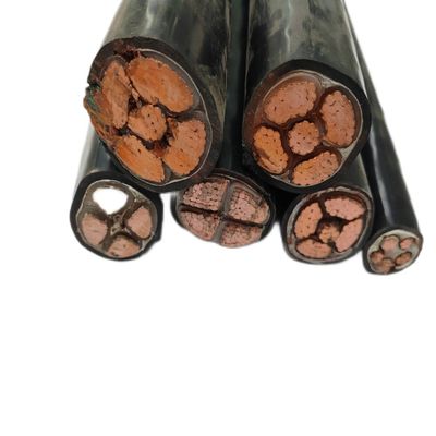 Low Voltage Power Cable PVC Jacket XLPE Insulation Copper Conductor NYY Nym RVV VV VV22 for Underground