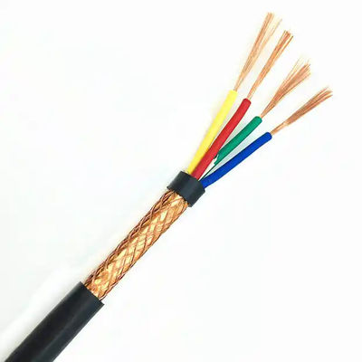 0.75mm2 300V RVVP 4 Core Shielded Cable Safty With Polyethylene Insulation