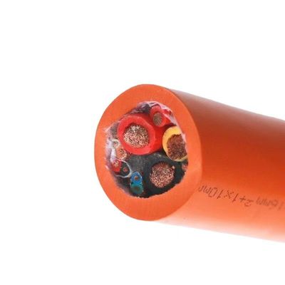 Round Electric Car Charging Cable Fast Charging And Safety Operation